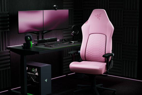 Razer Крісло Razer Iskur V2 NewGen, EPU шкіра with CoolTouch&trade;, 4D-Armrests, quartz RZ38-04900900-R3G1 фото