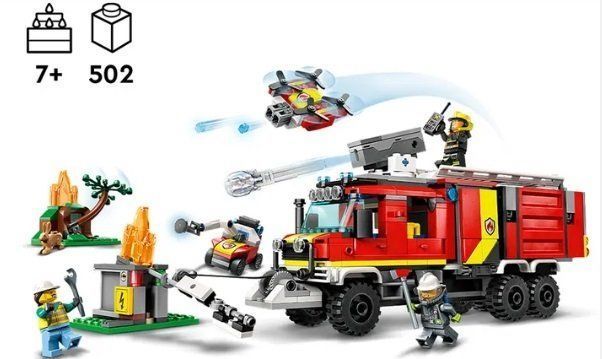 LEGO Конструктор City Пожежна машина 60374 фото