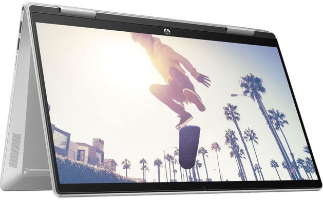 HP Ноутбук HP Pavilion x360 14-ek2007ua 14" FHD IPS Touch, Intel 3-100U, 8GB, F512GB, UMA, DOS, серебристый BV5S4EA фото