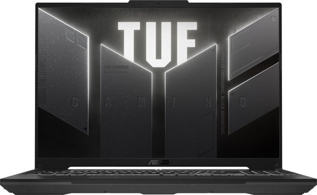 ASUS Ноутбук ASUS TUF Gaming F16 FX607VU-RL071 16" FHD+ IPS, Intel 5 210H, 16GB, F1TB, NVD4050-6, NoOS, Сірий 90NR0N06-M00EK0 фото