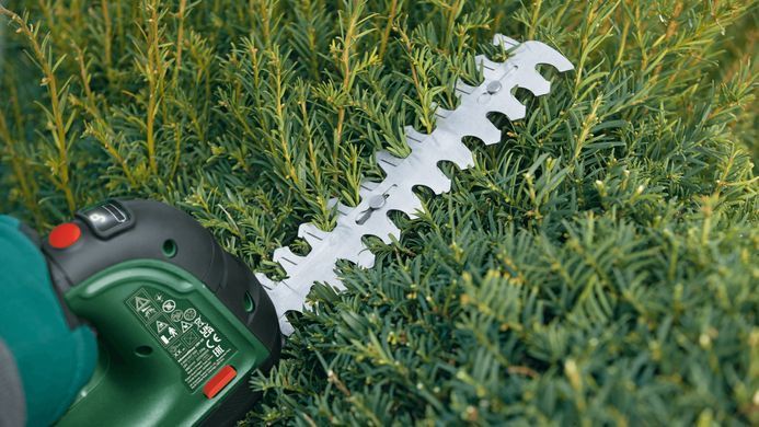 Bosch Ножиці для трави акумуляторні AdvancedShear 18V-10 + насадка кущоріз 10/20см крок різу 8мм 1xPBA 2.0Ah 2.45кг 0.600.857.000 фото