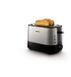 Philips Тостер Viva Collection, 1050Вт, пластик + металл , черный+нерж