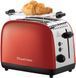 Russell Hobbs Тостер Colours Plus, 1600Вт, нержав., підігрів,разморозка, червоний