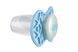Пустушка Nuvita 7084 Air55 Cool ортодонтична 6m+ "вуса" світиться у темряві блакитна 2 - магазин Coolbaba Toys