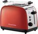 Russell Hobbs Тостер Colours Plus, 1600Вт, нержав., підігрів,разморозка, червоний