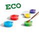 Гуаш серії "Еко" - ЯСКРАВА ПАЛІТРА (6 кольорів, в пластикових баночках) 2 - магазин Coolbaba Toys