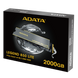 ADATA Накопичувач SSD M.2 2TB PCIe 4.0 LEGEND 850 Lite 12 - магазин Coolbaba Toys