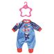 Одяг для ляльки BABY BORN серії "День Народження"- СВЯТКОВИЙ КОМБІНЕЗОН (на 43 cm, синій) 9 - магазин Coolbaba Toys