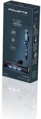 Rowenta Беспроводной пылесос X-Force Flex 10.80, 300 Вт, влажная уборка, емкость пылесборника &mdash; 0,44 л, автономная работа до 60 мин, система HEF 99,9%, черно-синий RH7AD5E0 фото