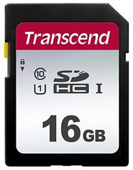 Карта пам'яті Transcend SD 16GB C10 UHS-I R95/W10MB/s TS16GSDC300S фото