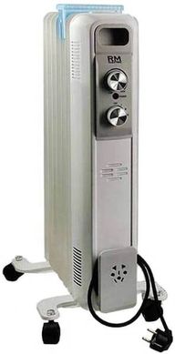 Оливний радіатор RM Electric, 7 секцій, 1500Вт, 15м кв., 3 режими роботи, додатково зволожувач RM-02001E фото