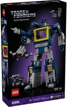 LEGO Конструктор LEGO Icons Transformers: Саундвейв 10358 фото