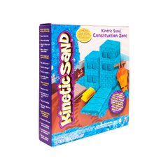 Пісок для дитячої творчості - KINETIC SAND CONSTRUCTION ZONE (блакитний, формочки, 283 г) - купити в інтернет-магазині Coolbaba Toys
