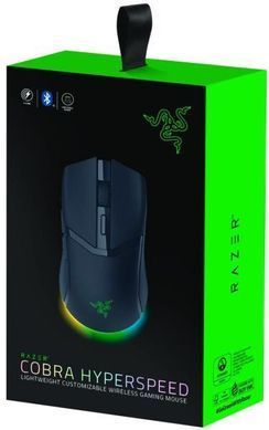 Razer Миша Cobra HyperSpeed, RGB, USB-A/WL/BT, чорний RZ01-05570100-R3G1 фото