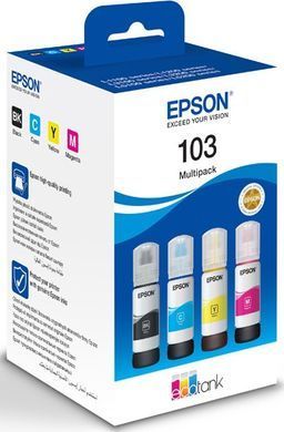 Epson Контейнери з чорнилом L31XX Multipack (C,M,Y,Bk) C13T00S64A фото