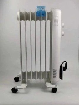 Оливний радіатор RM Electric, 7 секцій, 1500Вт, 15м кв., 3 режими роботи, додатково зволожувач RM-02001E фото