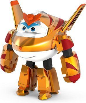 Super Wings Игровая фигурка-трансформер Transforming Золотой Мальчик (Golden Boy) EU750231 фото