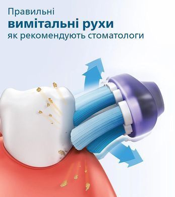Philips Щітка зубна електр., ProtectiveClean 5100, 62т. колив/хв, насадок-2, футляр, білий HX6857/28 фото