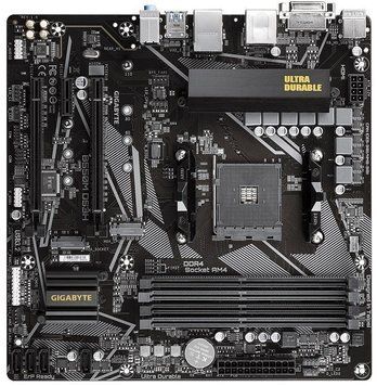 Gigabyte Материнская плата B550M DS3H sAM4 B550 4xDDR4 M.2 HDMI DVI mATX B550M_DS3H фото