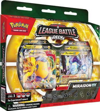 Pokemon TCG Колекційна карткова гра Pokemon: Miraidon ex League Battle Deck 820650852732 фото
