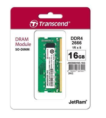 Transcend Пам'ять до ноутбука DDR4 2666 16GB JM2666HSE-16G фото