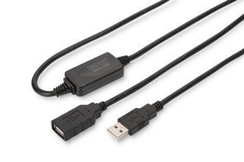 Digitus Подовжувачь USB 2.0 Active Cable, A/M-A/F, 15 m DA-73101 фото