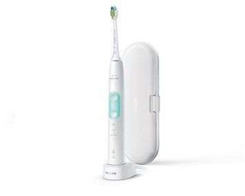 Philips Щітка зубна електр., ProtectiveClean 5100, 62т. колив/хв, насадок-2, футляр, білий HX6857/28 фото