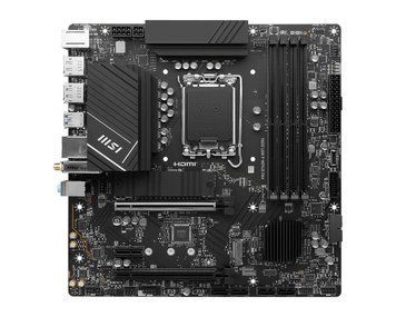 MSI Материнcкая плата PRO B760M-A WIFI DDR4 s1700 B760 4xDDR4 M.2 HDMI DP WiFi BT mATX 911-7D99-055 фото