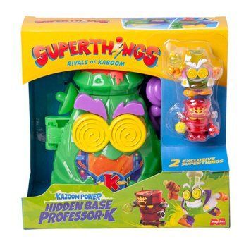 Игровой набор SUPERTHINGS серии "Kazoom Power" - СКРЫТАЯ БАЗА ПРОФЕССОРА К PSTSP112IN250 фото