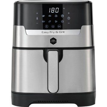 Tefal Мультипіч OBH Nordica EasyFry&Grill, 1550Вт, чаша-4.2л, сенсорне керув., від 40&deg;C до 200&deg;C, пластик, чорно-сірий AG505DS0 фото