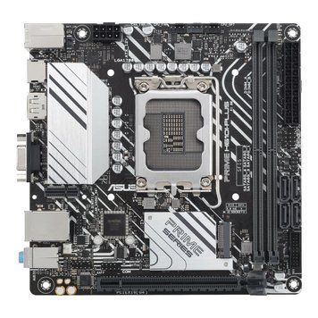 ASUS Материнcкая плата PRIME H610I-PLUS-CSM s1700 H610 2xDDR5 M.2 HDMI D-Sub DP mITX 90MB1GB0-M0EAYC фото