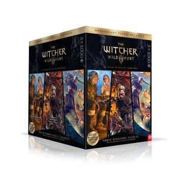 GoodLoot The Witcher 3: Wild Hunt 10 Years of Killing Monsters Puzzle Trilogy 3x1000 5908305250029 фото