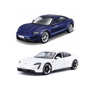Автомодель - PORSCHE TAYCAN TURBO S (ассорти синий, белый, 1:24) 18-21098 фото