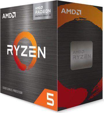 AMD Центральний процесор AMD Ryzen 5 5600GT 6C/12T 3.6/4.6GHz Boost 16Mb Radeon Graphics AM4 65W Wraith Stealth cooler Box 100-100001488BOX фото