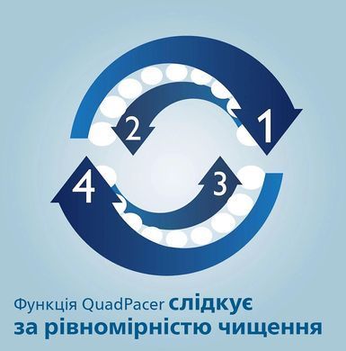 Philips Щітка зубна електр., ProtectiveClean 5100, 62т. колив/хв, насадок-2, футляр, білий HX6857/28 фото
