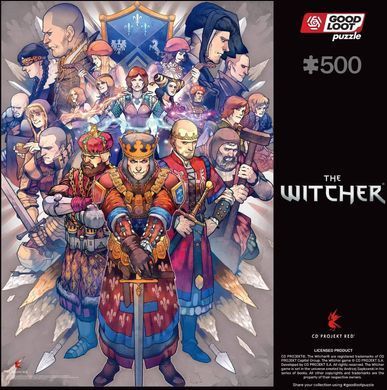 GoodLoot Пазл Gaming: The Witcher Northern Realms 500 ел. 5908305246756 фото