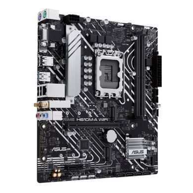 ASUS Материнcька плата PRIME H610M-A WIFI s1700 H610 2xDDR5 M.2 HDMI D-Sub DP Wi-Fi BT mATX 90MB1G00-M0EAY0 фото