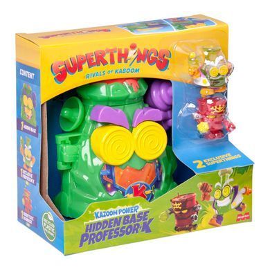 Игровой набор SUPERTHINGS серии "Kazoom Power" - СКРЫТАЯ БАЗА ПРОФЕССОРА К PSTSP112IN250 фото