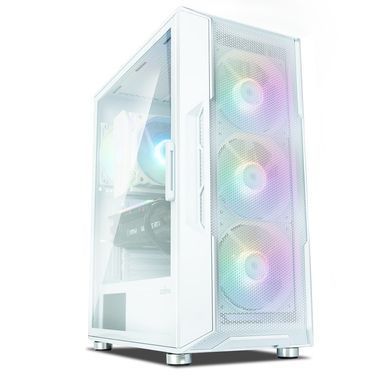 Zalman Корпус I3 Neo, без БЖ, 1xUSB3.0, 2xUSB2.0, 4x120mm RGB fans, TG Side Panel, ATX, білий I3NEOWHITE фото