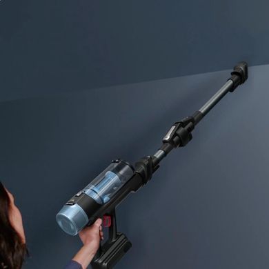 Rowenta Беспроводной пылесос X-Force Flex 10.80, 300 Вт, влажная уборка, емкость пылесборника &mdash; 0,44 л, автономная работа до 60 мин, система HEF 99,9%, черно-синий RH7AD5E0 фото