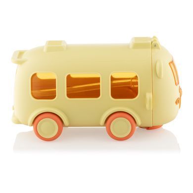 ARDESTO Пляшка для води Bear Bus 500мл, пластик, жовтий