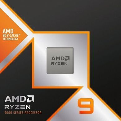 AMD Центральний процесор Ryzen 9 9950X3D 16C/32T 4.3/5.7GHz Boost 128Mb Radeon Graphics AM5 170W w/o cooler Box 100-100000719WOF фото