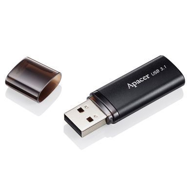 Apacer Накопитель 128GB USB 3.2 Type-A AH25B Чёрный AP128GAH25BB-1 фото