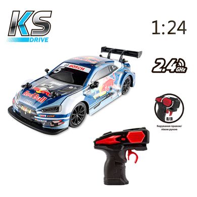 Автомобіль KS DRIVE на р/к - AUDI RS 5 DTM RED BULL (1:24, 2.4Ghz, блакитний) 124RABL фото