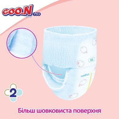 Трусики-підгузки GOO.N Plus для дітей 12-22 кг (розмір XL, унісекс, 38 шт) 21001512 фото