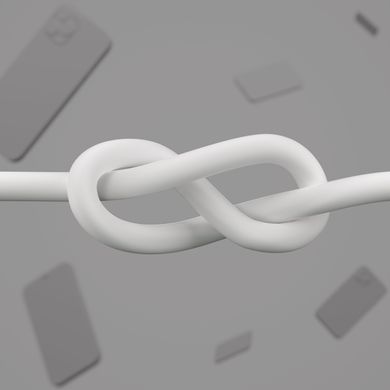 Belkin Кабель USB-A - USB-C силиконовый, с клипсой, 2м, белый CAB008BT2MWH фото