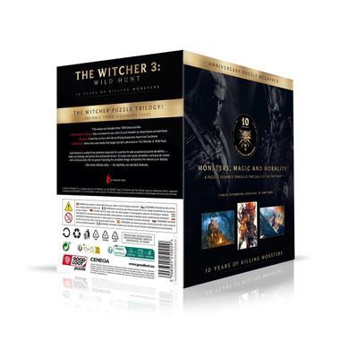 GoodLoot Пазл GoodLoot The Witcher 3 Wild Hunt 10 Years Of Killing Monsters Trilogy 3x1000 ел. 5908305250029 фото