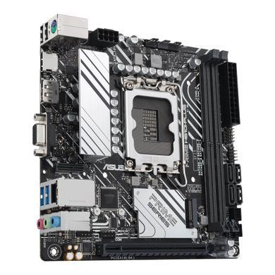 ASUS Материнcька плата PRIME H610I-PLUS-CSM s1700 H610 2xDDR5 M.2 HDMI D-Sub DP mITX 90MB1GB0-M0EAYC фото