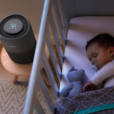 Philips Очиститель воздуха PureProtect Mini 900, 65м2, 250м3/час, HEPA +угольный фильтр, датчик качества воздуха, Wi-Fi, темно-серый