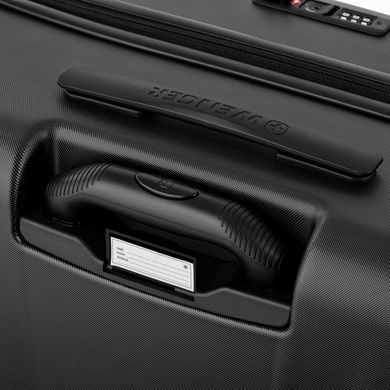 Wenger Валіза Wenger Skyon Hardside Large, велика, полікарбонат, TSA, 4 колеса, розширення, чорний 653566 фото